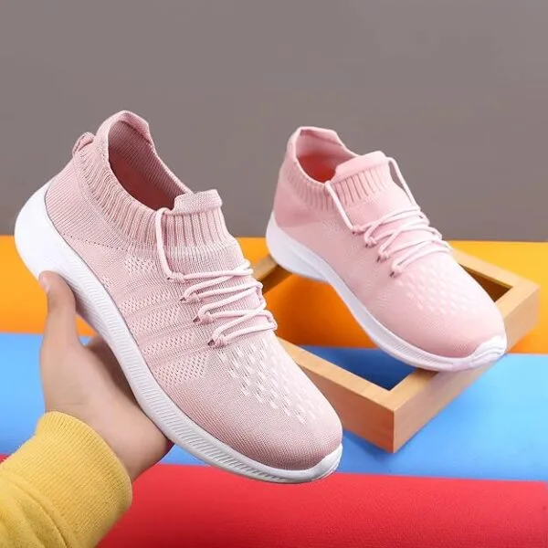 pink Walking Shoes For Women