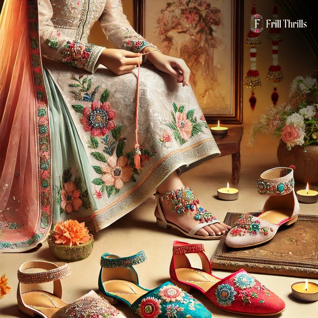 Rakshabandhan Fashion Guide: Pair Your Outfits with Frill Thrills Punjabi Juttis